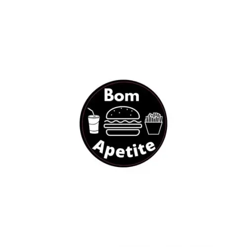 Etiquetas Adesivas Bom Apetite 100 Unidades 4cmx4cm