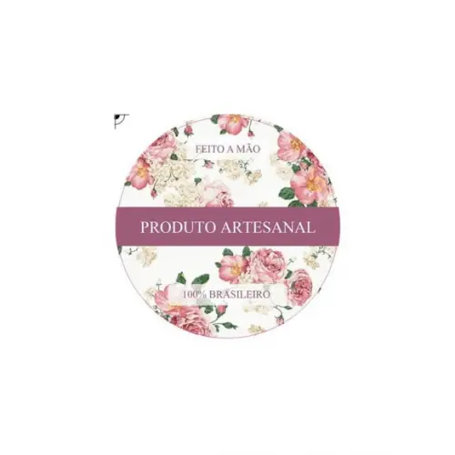 Etiquetas Adesivas Kit 100 Selos "artesanal" 4cm x 4cm