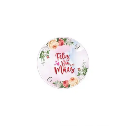 Etiquetas Adesivas Kit 100 Selos "mãe Borboletas " 4cm x 4cm