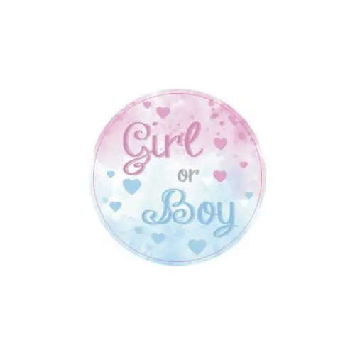 Etiquetas Adesivas Kit 100 Selos "revelação Girl ou Boy " 4