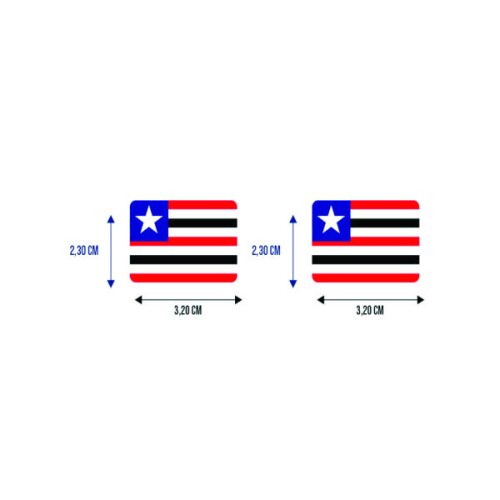 Bandeira Resinada Automotiva do Maranhão