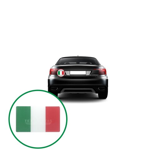 Bandeira Resinada Automotiva da Itália