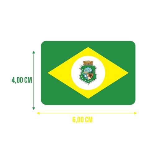 Bandeira Resinada Automotiva do Ceará