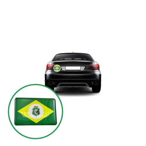 Bandeira Resinada Automotiva do Ceará
