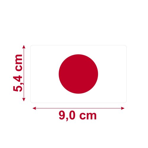Bandeira Resinada Automotiva do Japão