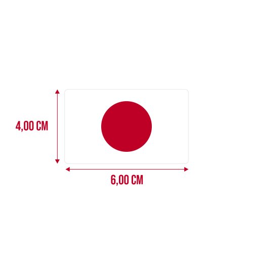 Bandeira Resinada Automotiva do Japão