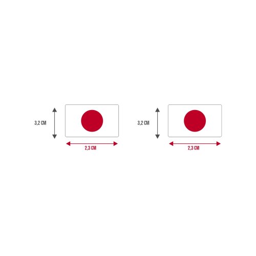 Bandeira Resinada Automotiva do Japão