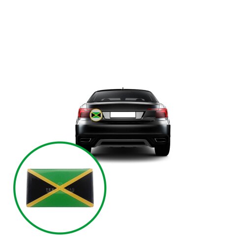 Bandeira Resinada Automotiva da Jamaica