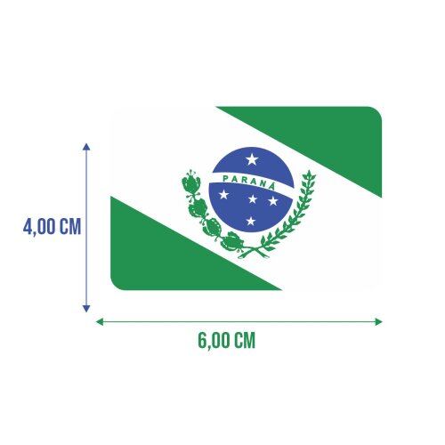 Bandeira Resinada Automotiva  Paraná