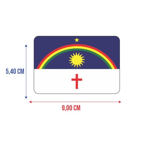 Bandeira Resinada Automotiva do Pernambuco