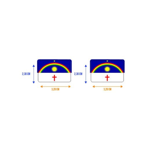 Bandeira Resinada Automotiva do Pernambuco