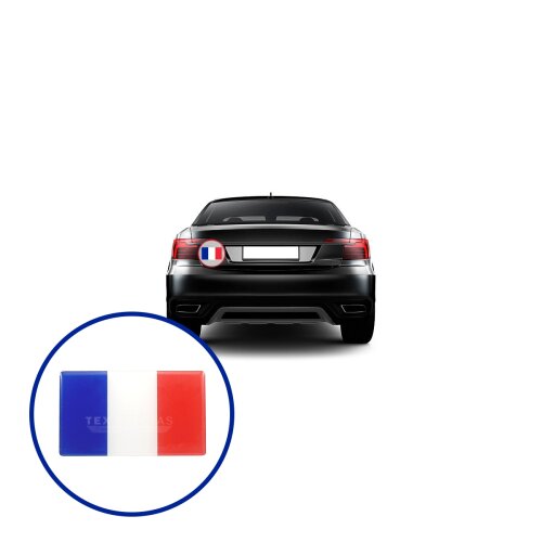 Bandeira Resinada Automotiva França