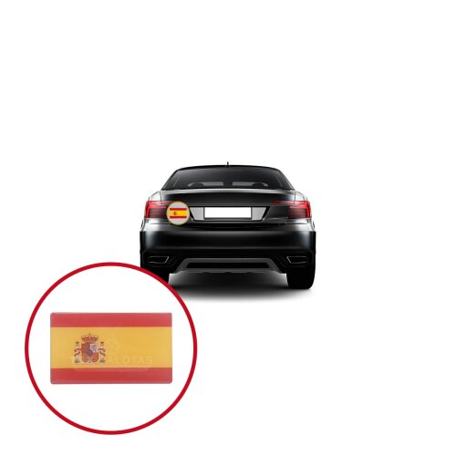Bandeira Resinada Automotiva Espanha