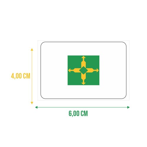 Bandeira Resinada Automotiva do Distrito Federal