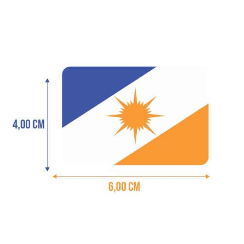 Bandeira Resinada Automotiva do Tocantins