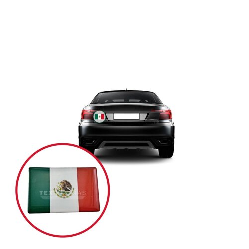 Bandeira Resinada Automotiva do México