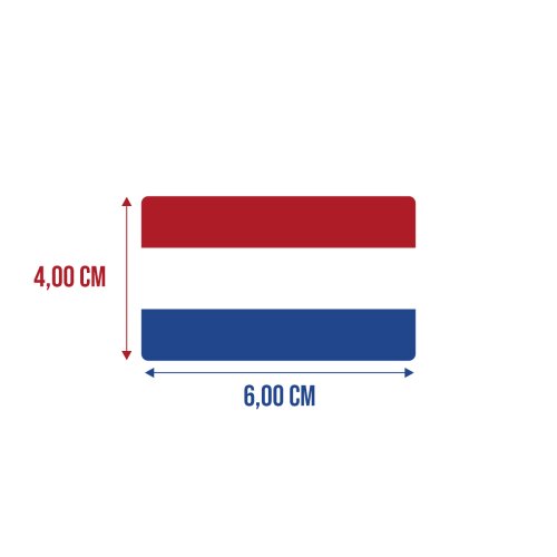 Bandeira Resinada Automotiva Holanda