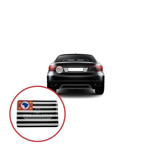 Bandeira Resinada Automotiva de São Paulo
