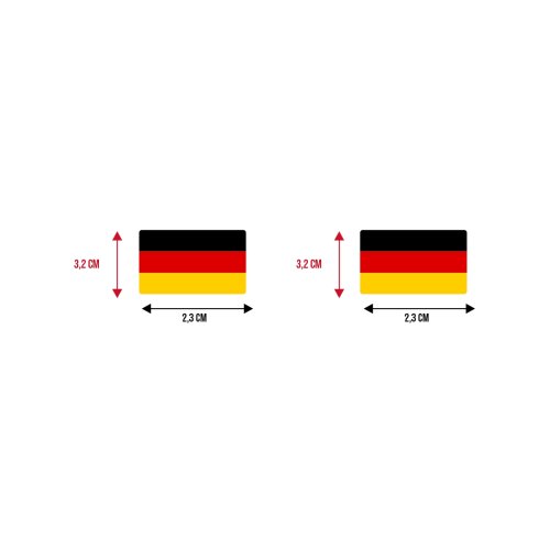 Bandeira Resinada Automotiva Alemanha/Volkswagen