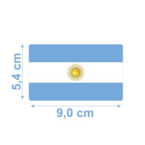 Bandeira Resinada Automotiva da Argentina