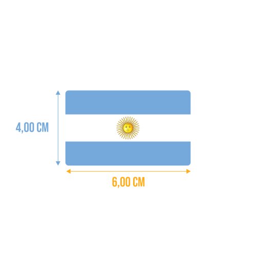 Bandeira Resinada Automotiva da Argentina