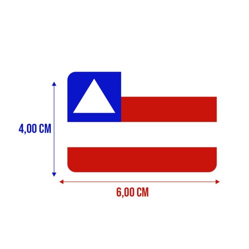 Bandeira Resinada Automotiva da Bahia