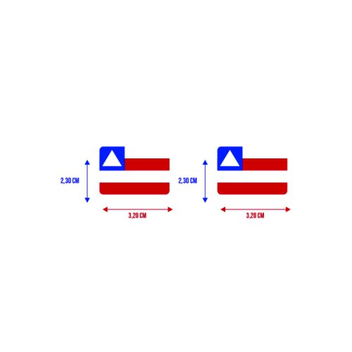Bandeira Resinada Automotiva da Bahia
