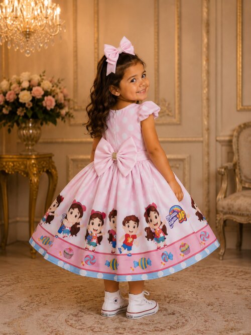 Vestido Luxo Maria Clara e JP