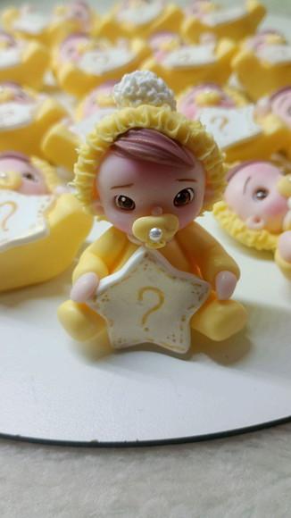20 Bebê Revelação em Biscuit