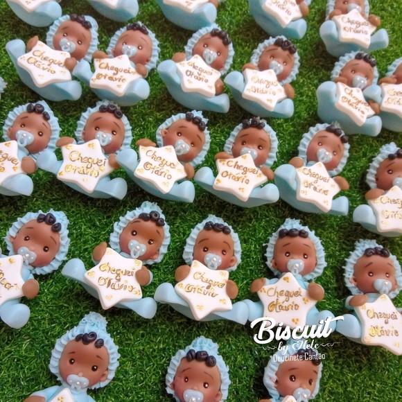 30 Lembrancinhas Bebê com Plaquinha Menino 2