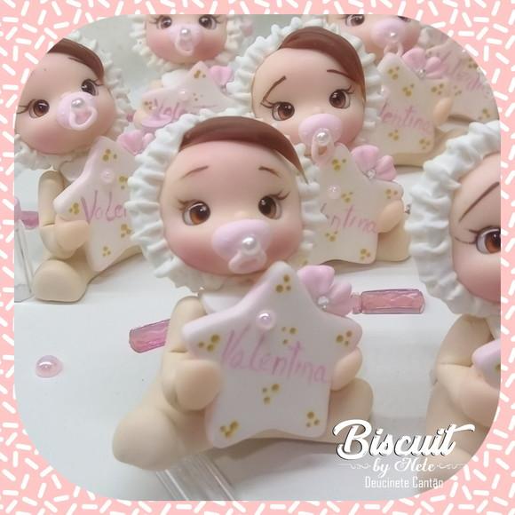 30 Lembrancinhas Bebê Estrelinha Menina