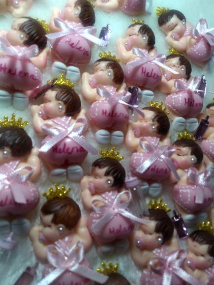 30 Lembrancinhas Bebê Princesinha Biscuit
