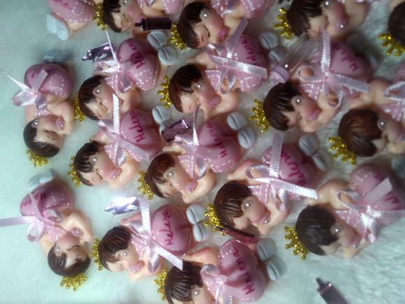 30 Lembrancinhas Bebê Princesinha Biscuit