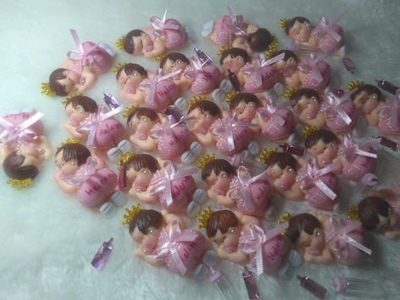 30 Lembrancinhas Bebê Princesinha Biscuit