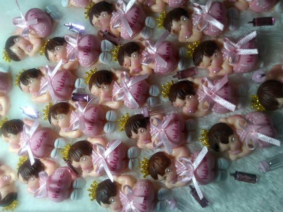 30 Lembrancinhas Bebê Princesinha Biscuit