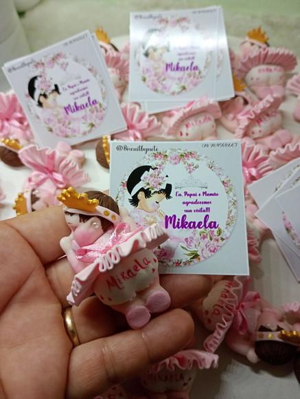 50 Lembrancinha Bebê Realeza em Biscuit