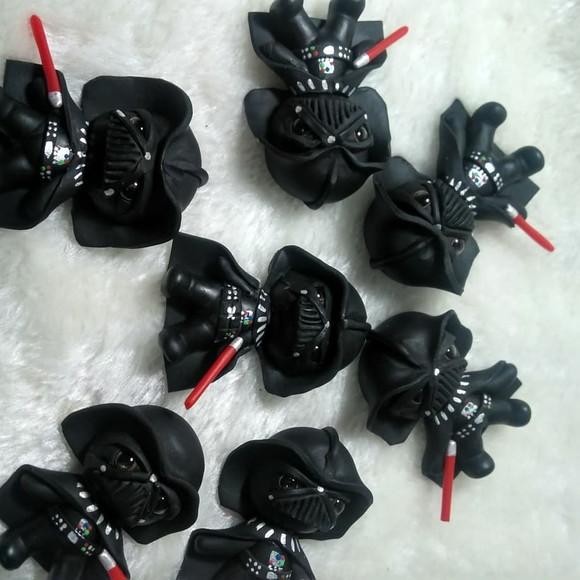 Apliques de Lalos Dart Vader em Biscuit