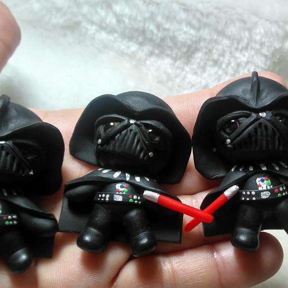 Apliques de Lalos Dart Vader em Biscuit