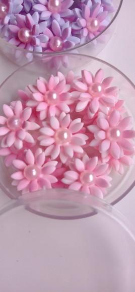 Apliques Mini Florzinhas de Biscuit