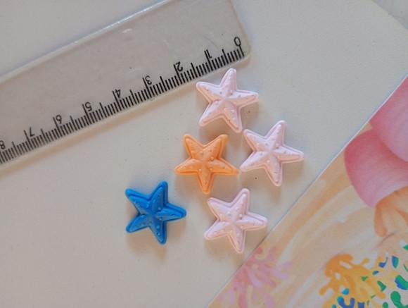 Apliques Mini Peixinhos de Biscuit Linguado