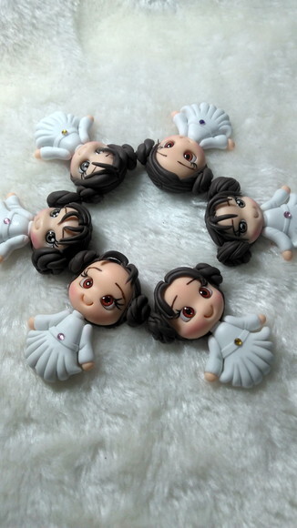 Apliques para Laço Princesa Léa Star Wars - Biscuitbynete