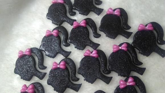 Apliques Para Laços Barbie Silhuete