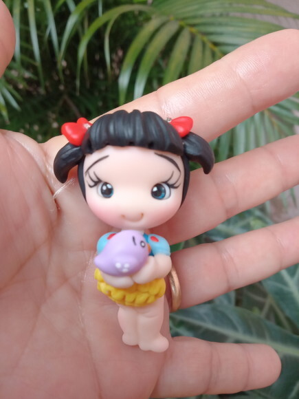 Apliques para Laços Branca de Neve Mod 2 em Biscuit