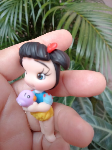 Apliques para Laços Branca de Neve Mod 2 em Biscuit