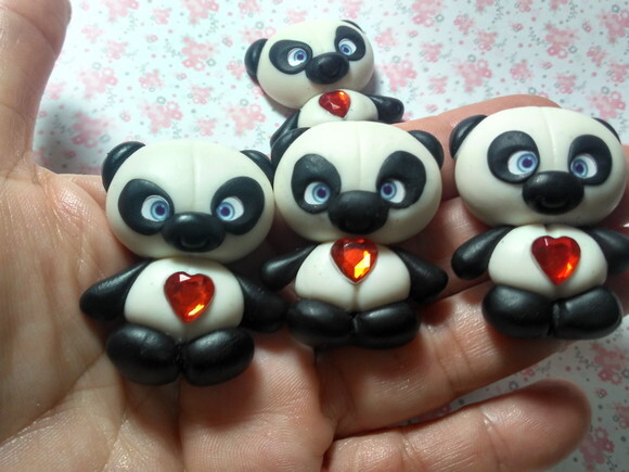 Apliques para Laços Panda