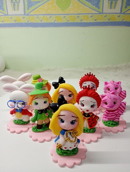 Apliques para Lembrancinhas Alice no País das Maravilhas 1