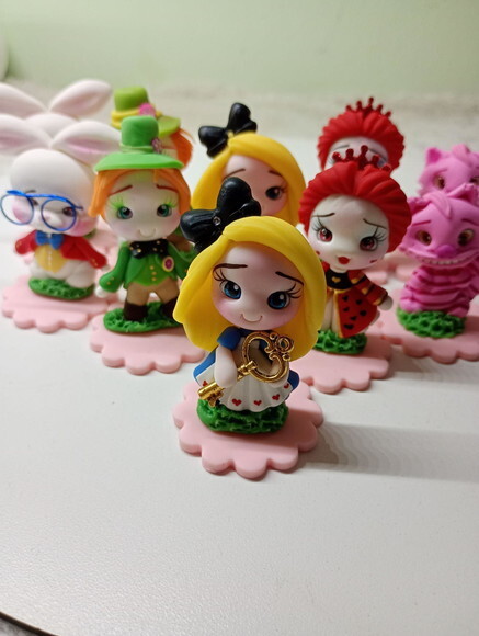Apliques para Lembrancinhas Alice no País das Maravilhas 1