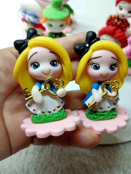 Apliques para Lembrancinhas Alice no País das Maravilhas 1