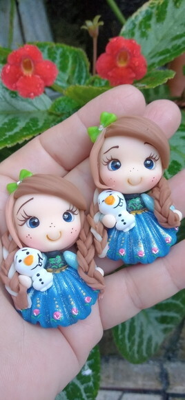 Apliques Princesa Anna Frozen (parzinho)