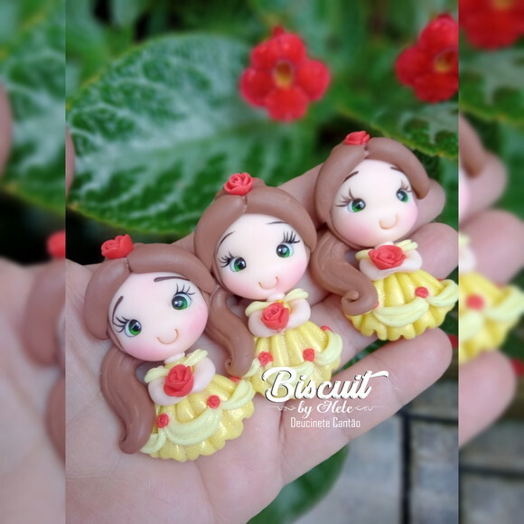 Apliques Princesa Bela - (parzinho)